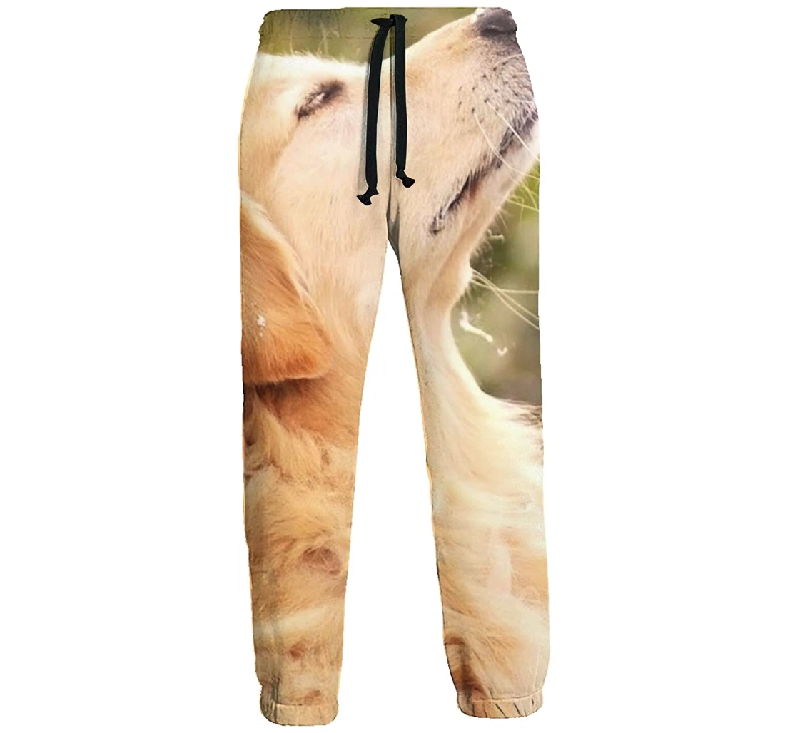 Golden Retriever Casual Hip Hop Trousers Length Jogger Pants Baggy Drawstring Sweatpants With Pockets Sweatpant