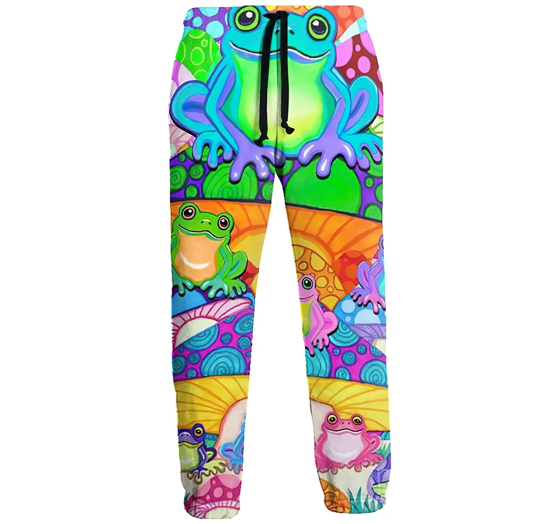 Colorful Frogs Jogger Pants 3d Sweat Pants Hip Hop Garment Unisex Spring Sweatpants Sweatpant