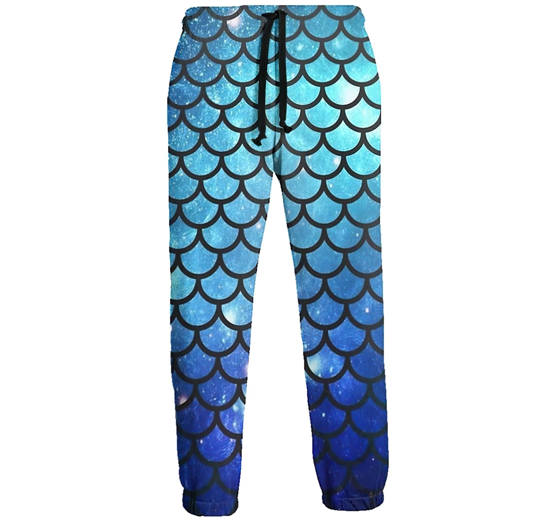 Mermaid Scales 5 Unisex 3d Graphic Jogger Pants Lightweight Comfortable Baggy Sweatpants With Drawstring Pockets Sweatpant