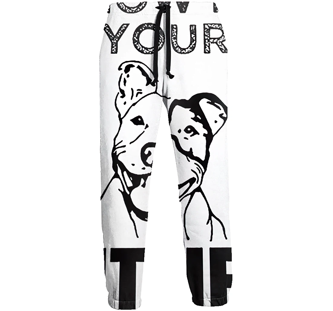 Show Me Your Pitties Casual Hip Hop Trousers Length Jogger Pants Baggy Drawstring Sweatpants With Pockets Sweatpant