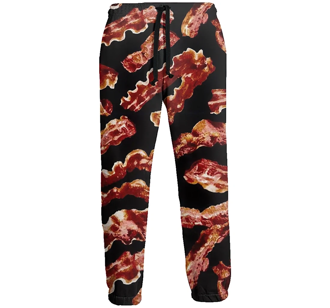 Red Bacon Men's Colored Flowers Casual Hip Hop Trousers Length Jogger Pants Baggy Drawstring Sweatpants With Pockets Sweatpant