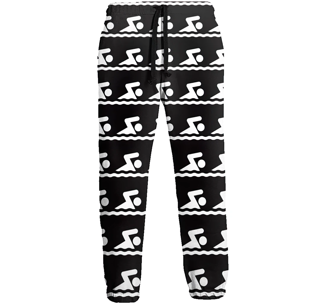 Swimming Clip Art Jogger Pants 3d Sweat Pants Hip Hop Garment Unisex Spring Sweatpants Sweatpant