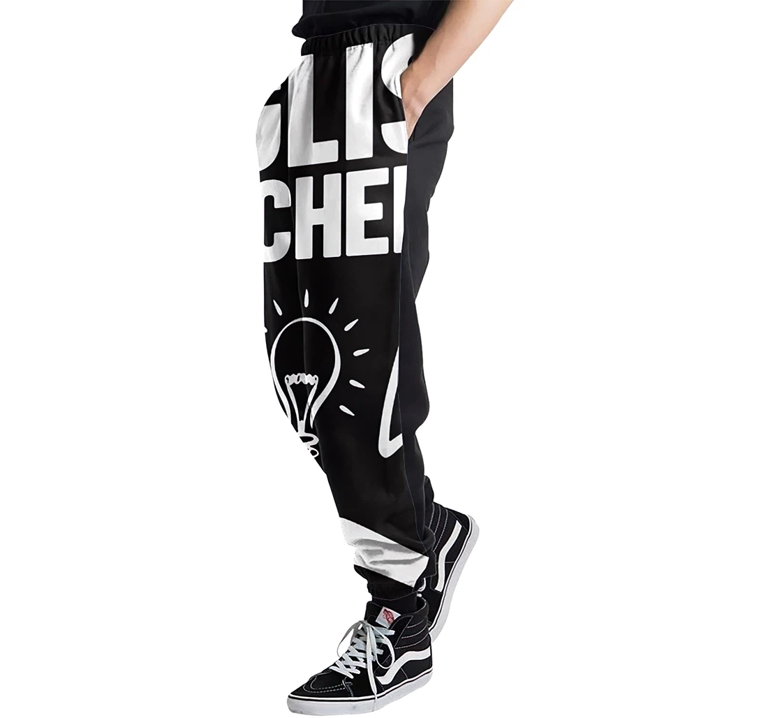 English Teacher Get Lit Casual Hip Hop Trousers Length Jogger Pants Baggy Drawstring Sweatpants With Pockets Sweatpant