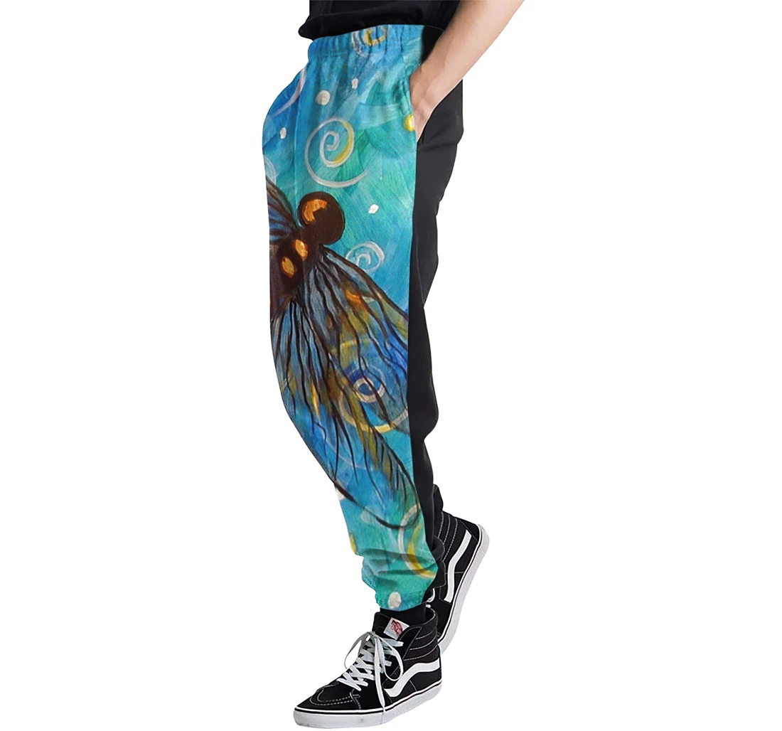 Dragonfly Oil Painting Jogger Pants 3d Sweat Pants Hip Hop Garment Unisex Spring Sweatpants Sweatpant