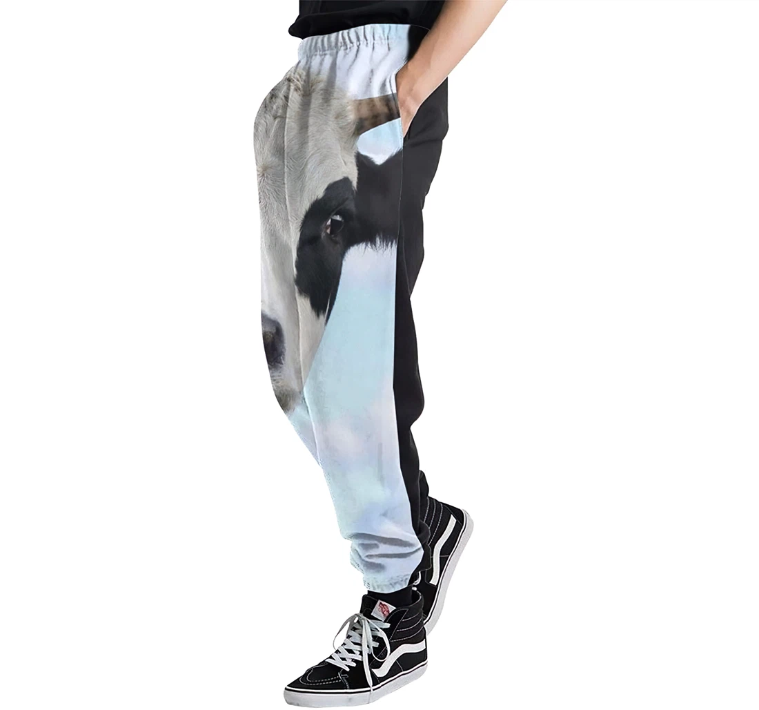 Funny Smiling Cows Jogger Pants 3d Sweat Pants Hip Hop Garment Unisex Spring Sweatpants Sweatpant