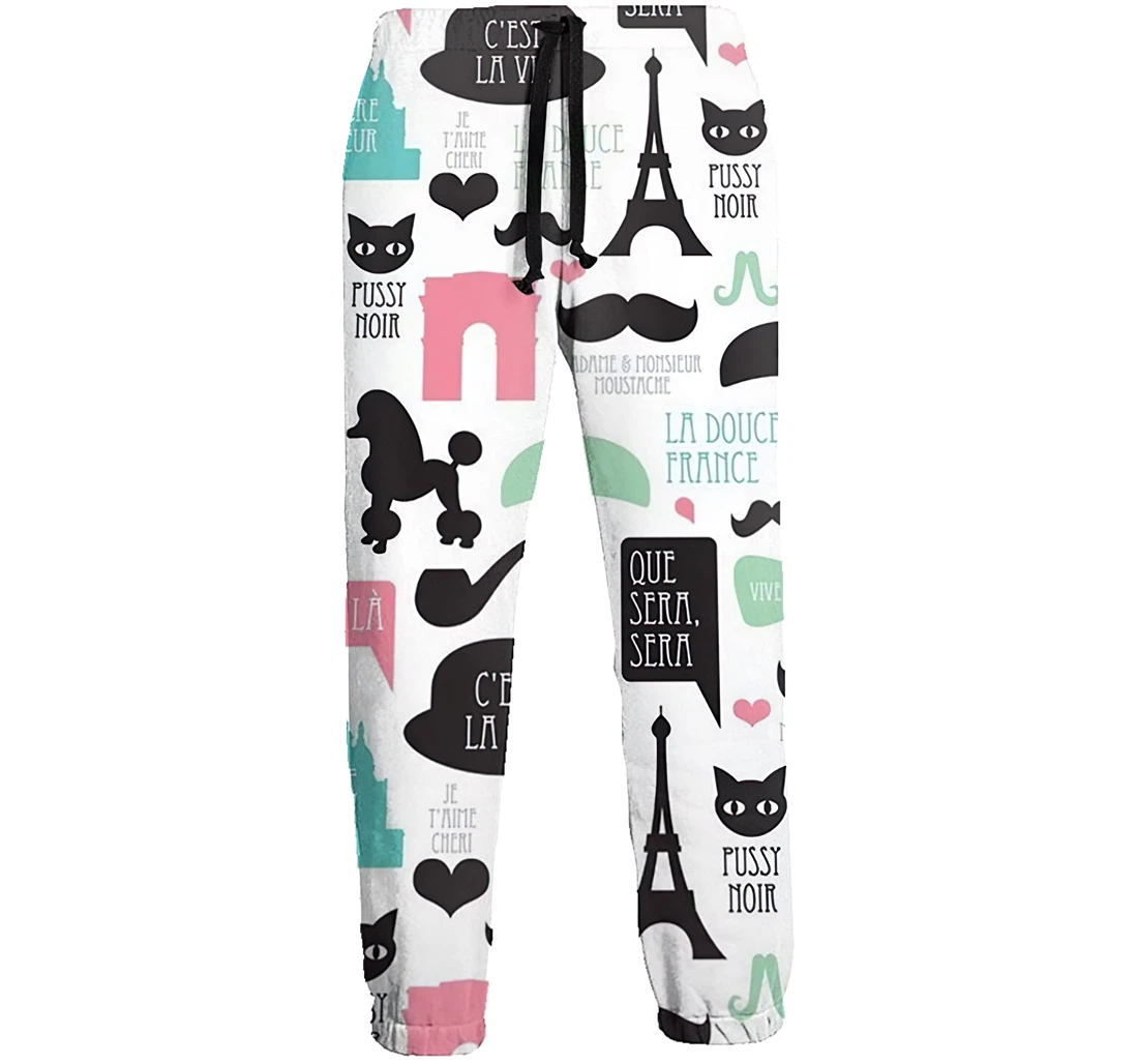 Beards Menwomen Sweatpants Funny Joggers Pants Sports Trousers With Drawstring Sweatpant
