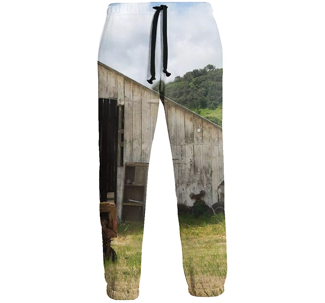 Abandoned Barn Unisex 3d Graphic Jogger Pants Lightweight Comfortable Baggy Sweatpants With Drawstring Pockets Sweatpant