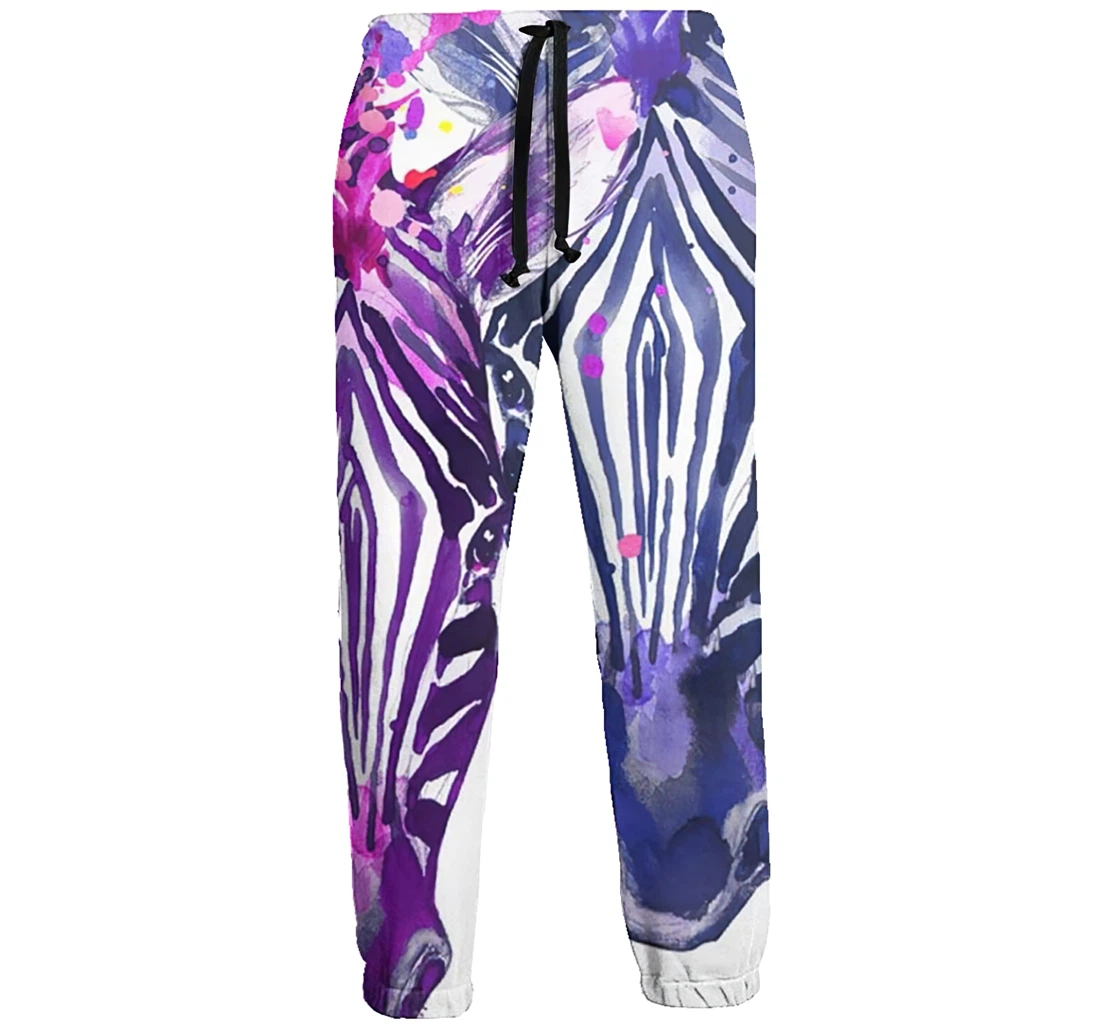 A Zebra In Ink Painting Jogger Pants 3d Sweat Pants Hip Hop Garment Unisex Spring Sweatpants Sweatpant