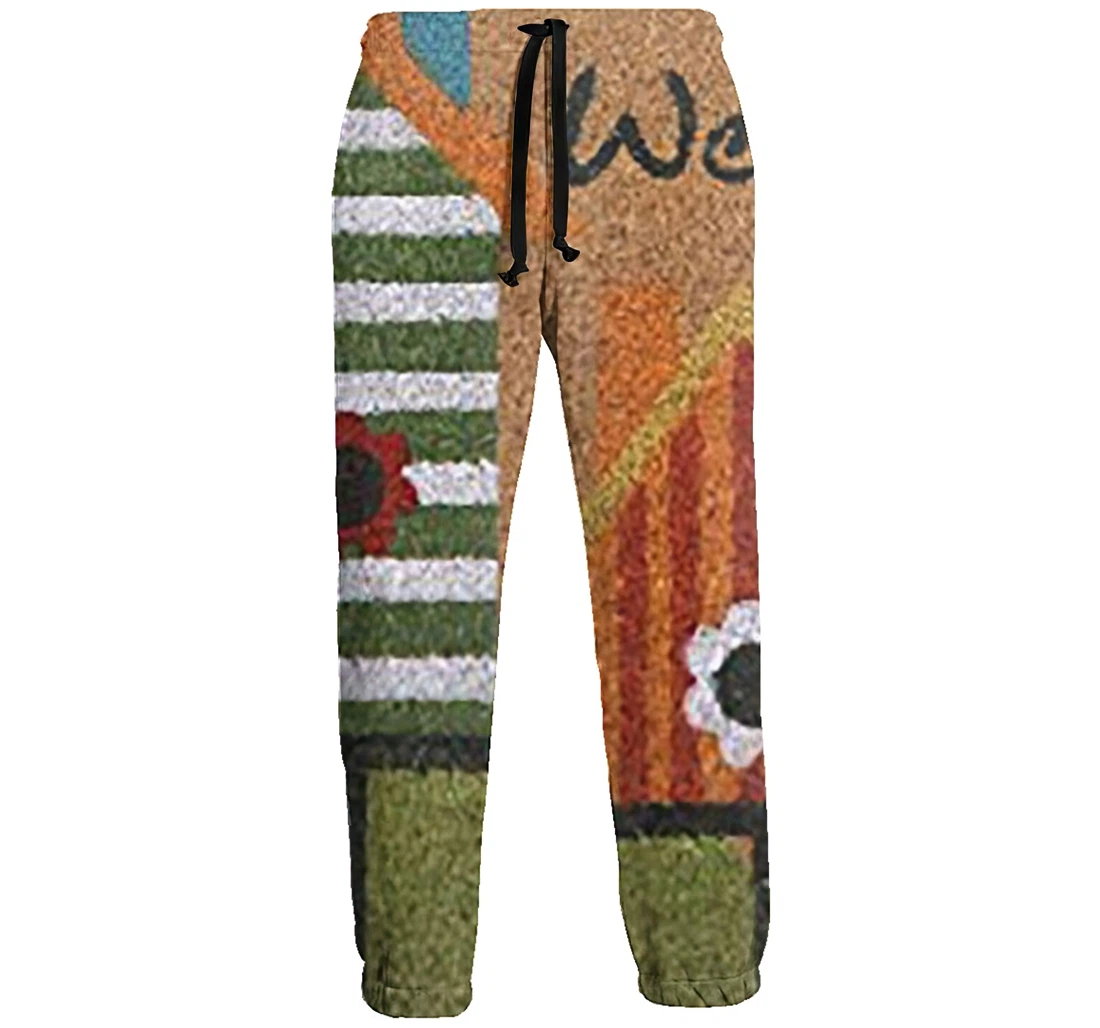 Welcome Doormat Menwomen Sweatpants Funny Joggers Pants Sports Trousers With Drawstring Sweatpant