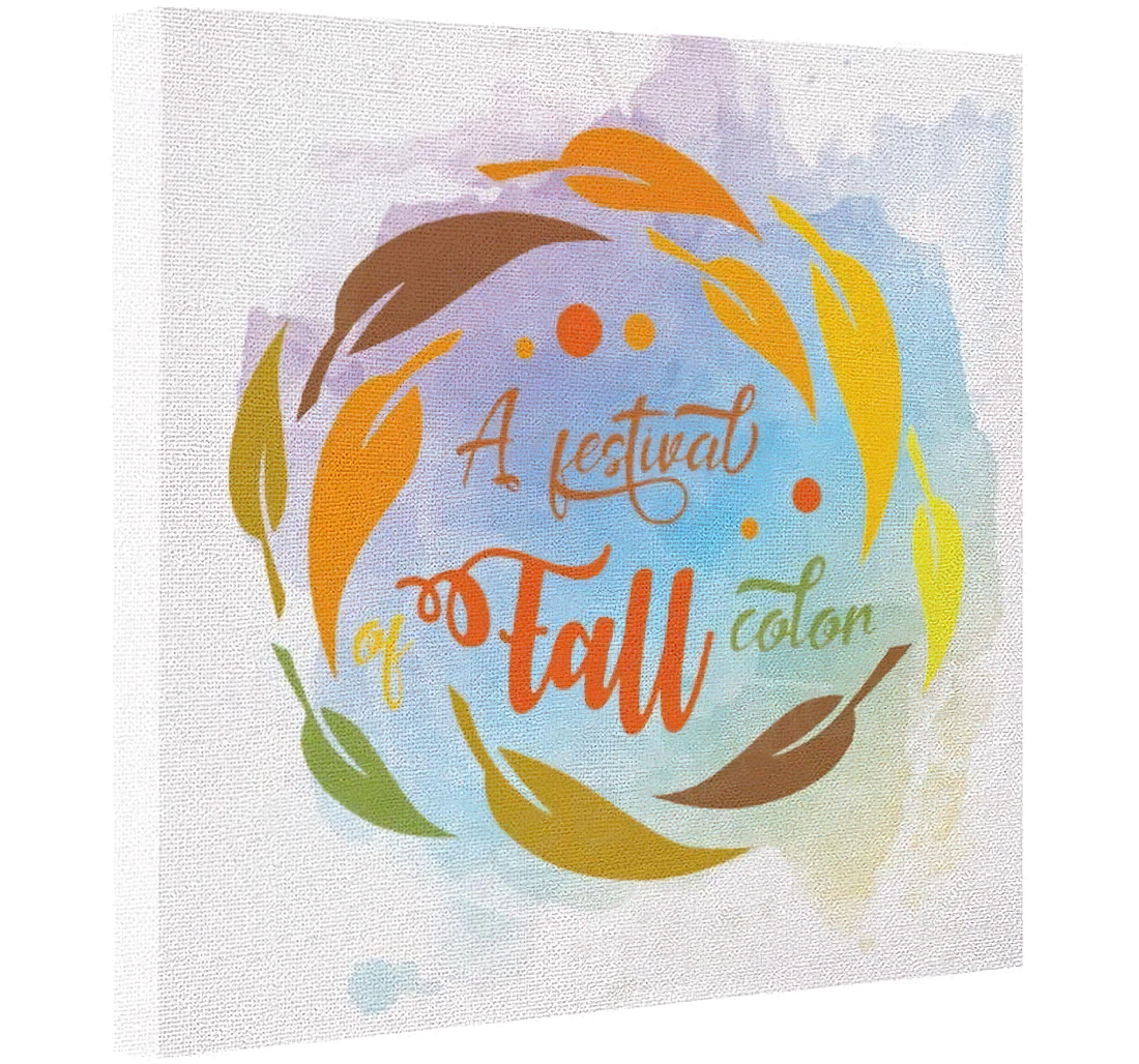Unframed Poster - Quotes Sayings A Festival Of Fall Color On Art Print