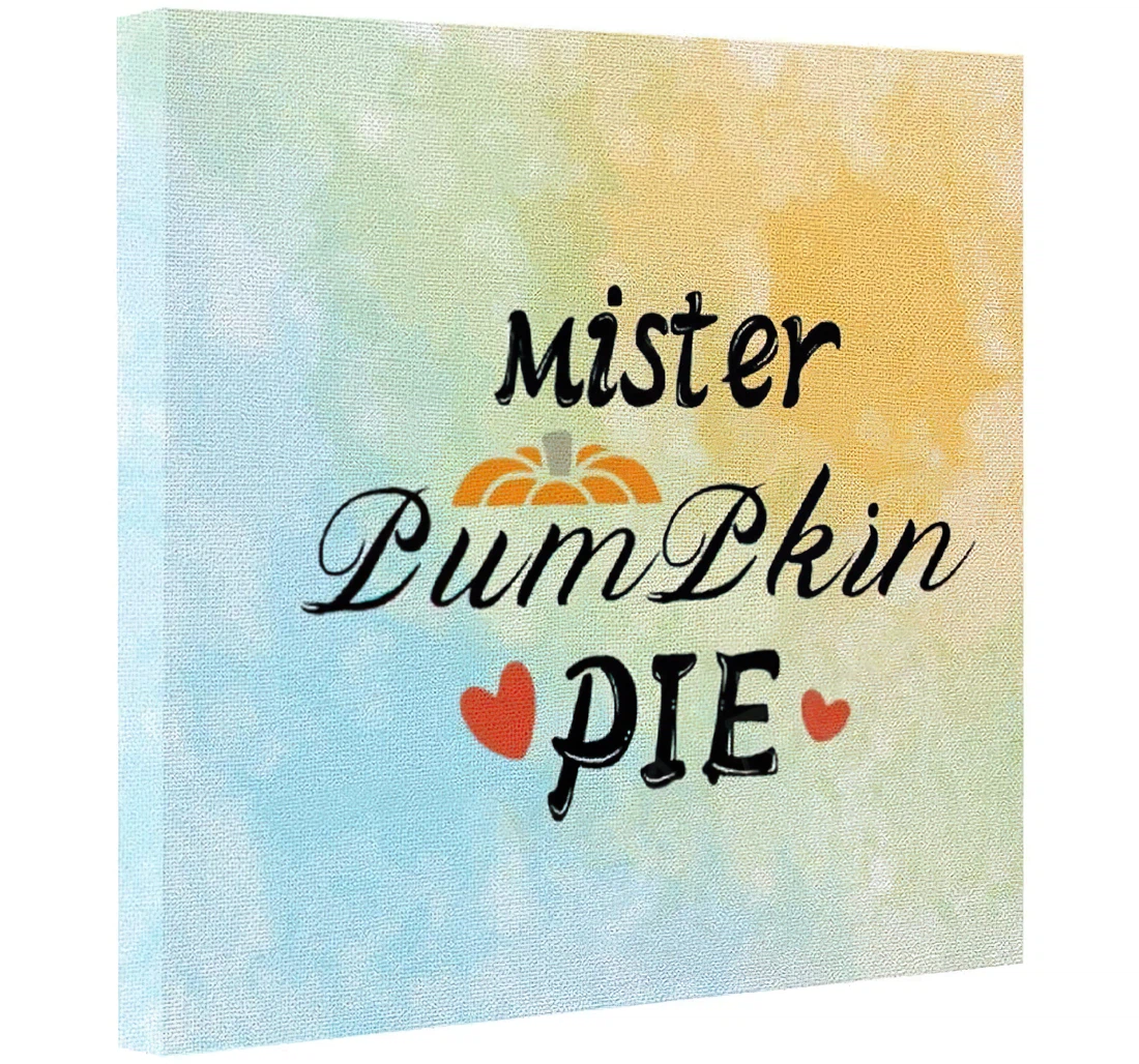 Unframed Poster - Quotes Sayings Pumpkin Mr Hand Painted On Art Print