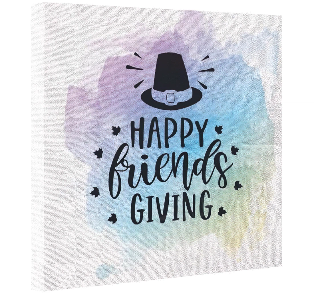 Unframed Poster - Quotes Sayings Happy Friends Giving On Art Print
