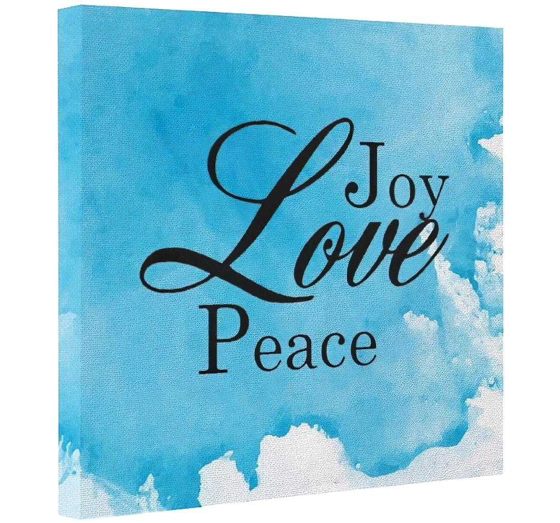 Unframed Poster - Quotes Sayings Joy Love Peace On Art Print