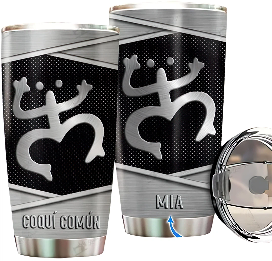 Personalized Name Puerto Rico Coquí Común Tumbler 20 Oz Or 30 Oz