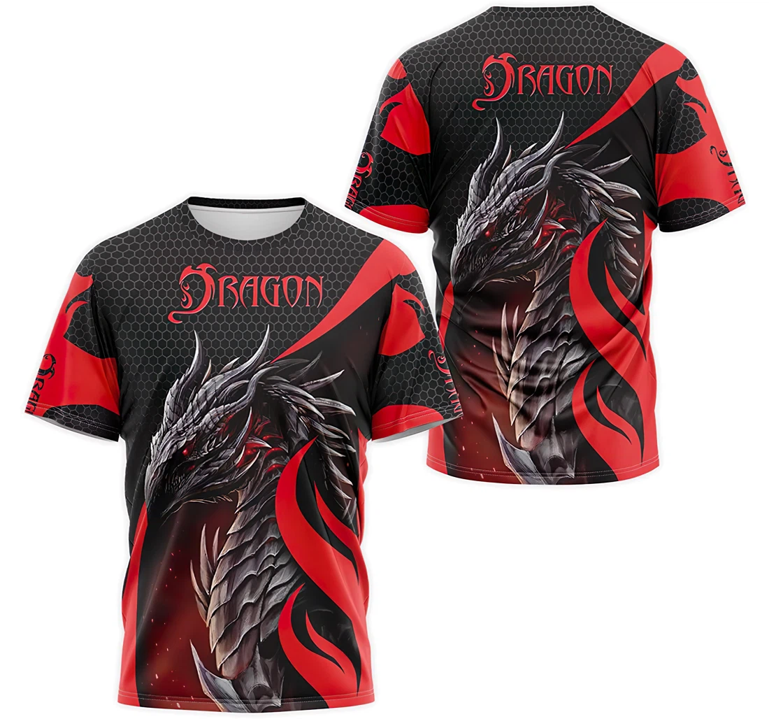 T-Shirt, Hoodie - Red Eyes Dragon 3D Printed
