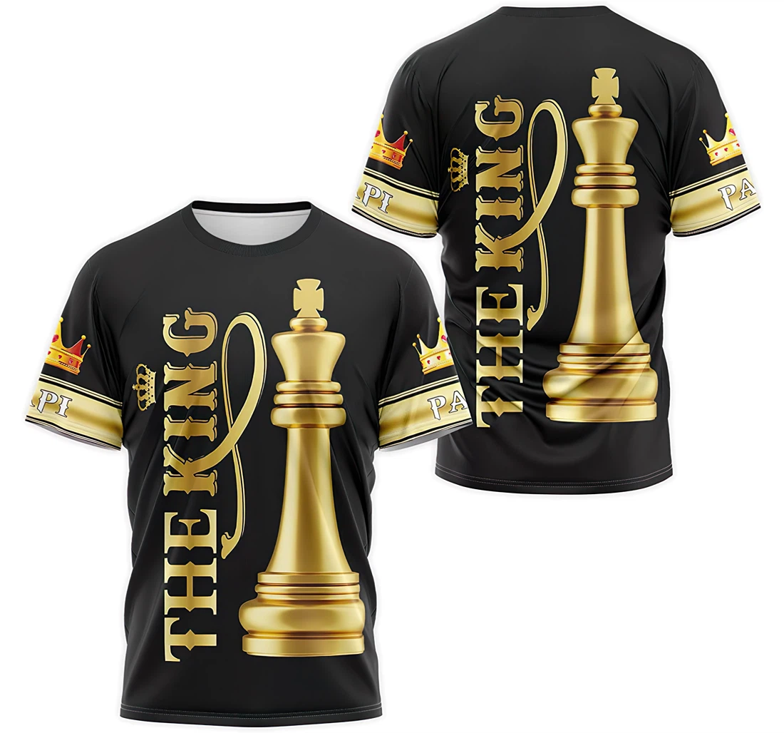 T-Shirt, Hoodie - The King Chess Crown 3D Printed