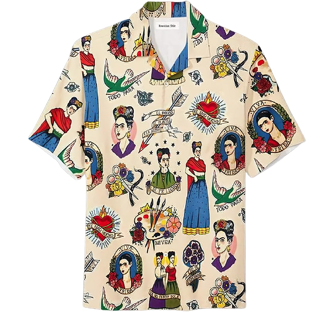 Mexican Girl Soft And Hawaiian Shirt, Button Up Aloha Shirt For Men, Women