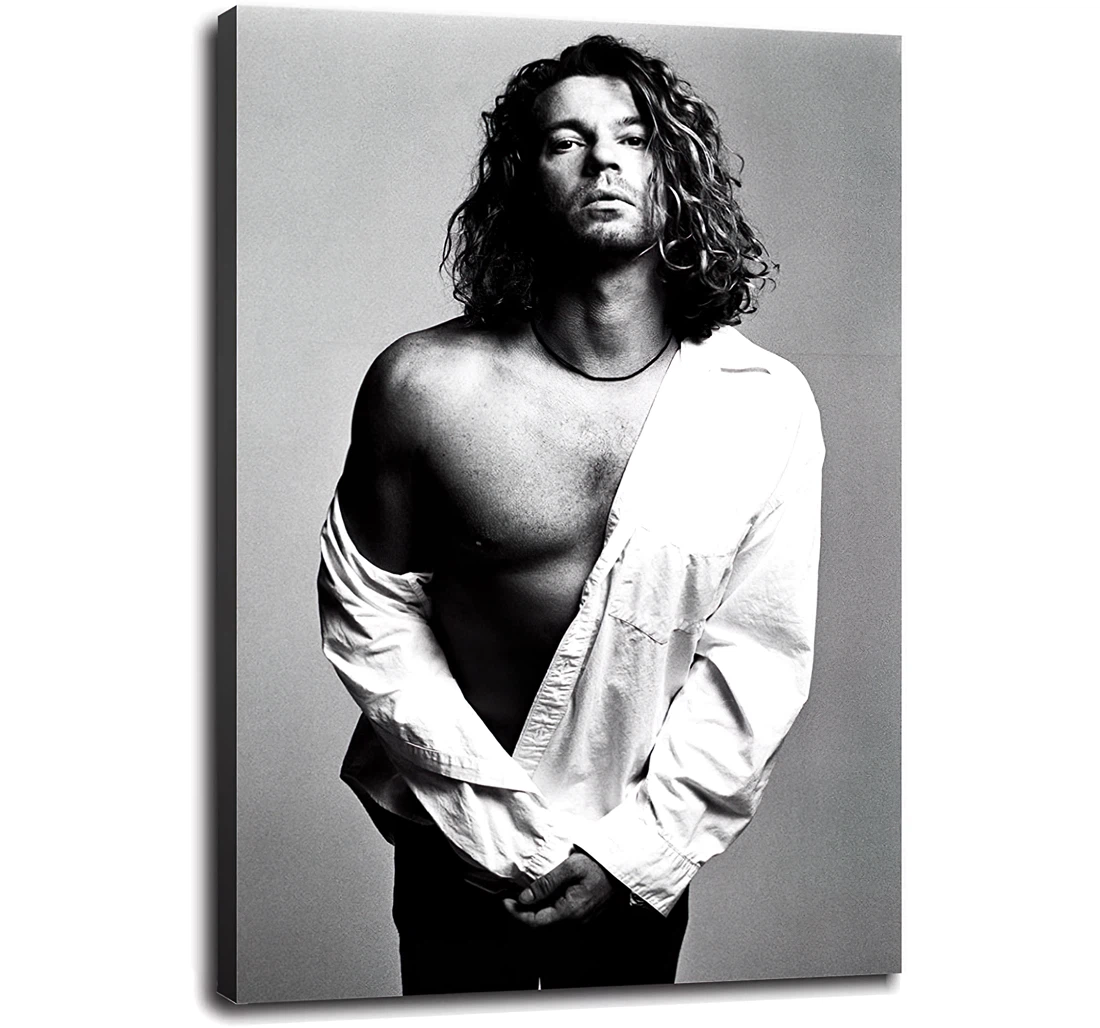 Michael Hutchence Printed Poster, Framed Canvas, Wall Art
