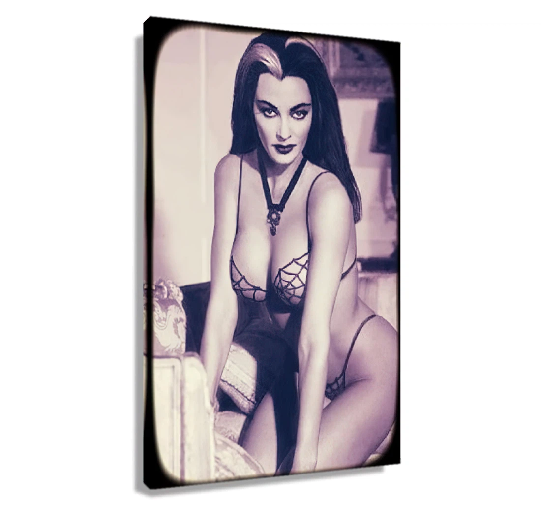 The Munsters Lily Munster Printed Poster, Framed Canvas, Wall Art