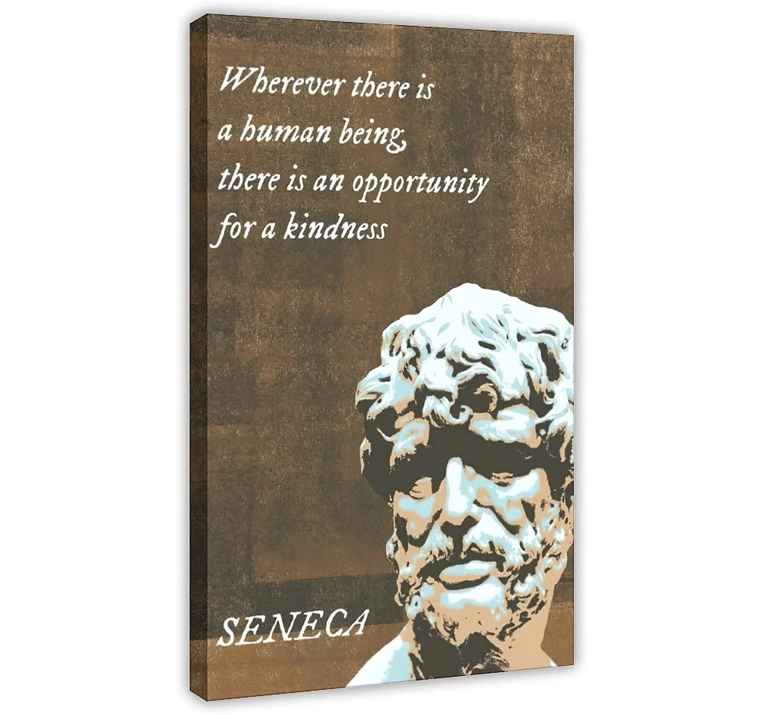 Philosophy Celebrity Quotes 110 Printed Poster, Framed Canvas, Wall Art