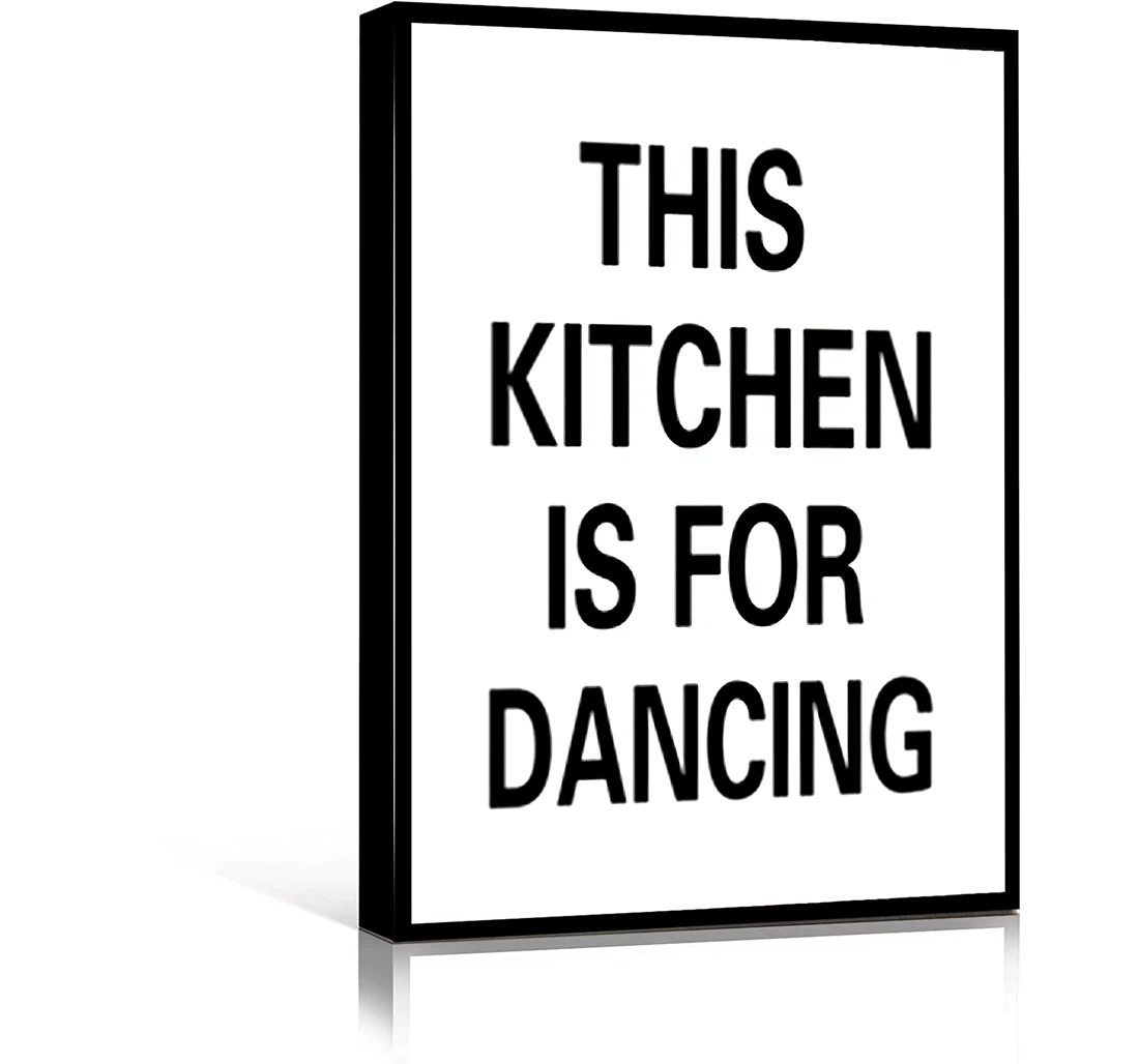 This Is Dancing Printed Poster, Framed Canvas, Wall Art