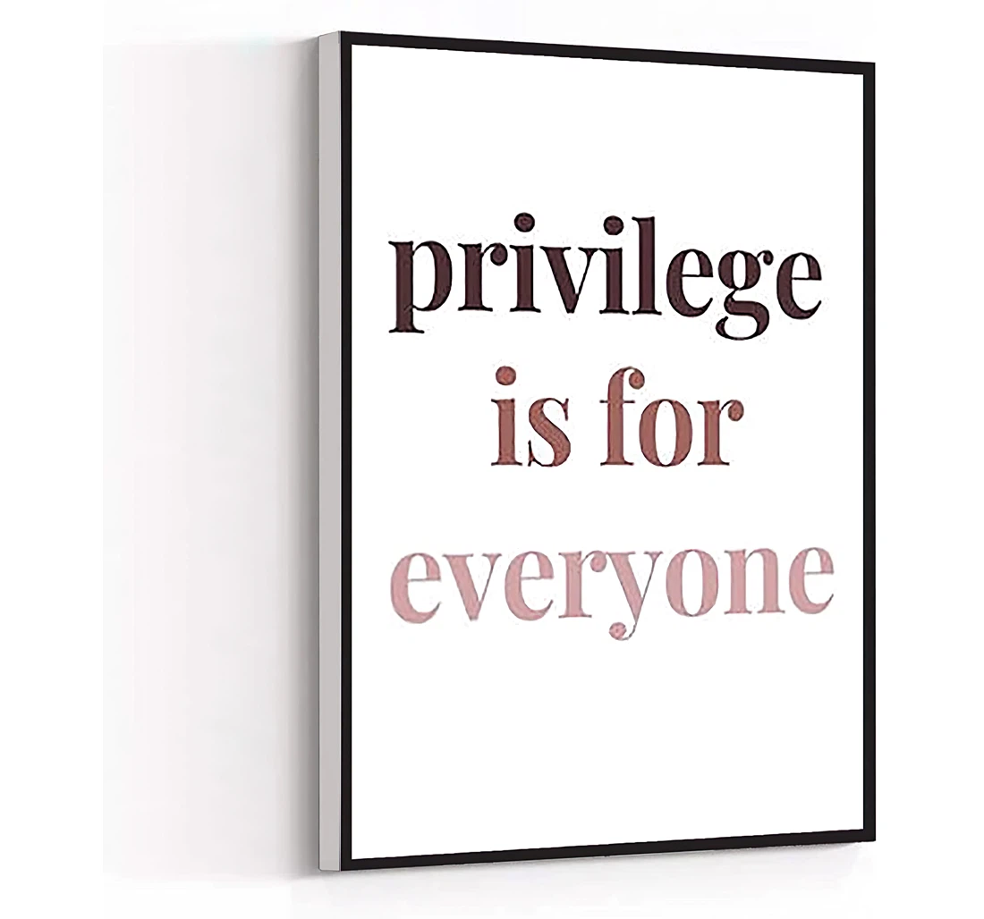 Quotes Tall Women's Social Justice Equality Diversity Work Human Rights Printed Poster, Framed Canvas, Wall Art