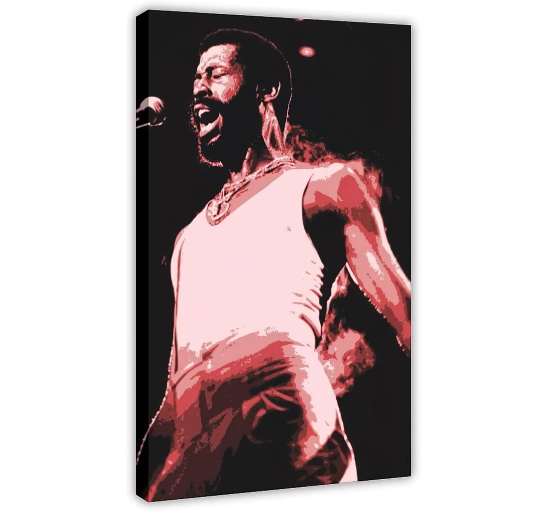 Teddy-pendergrass Singer Printed Poster, Framed Canvas, Wall Art