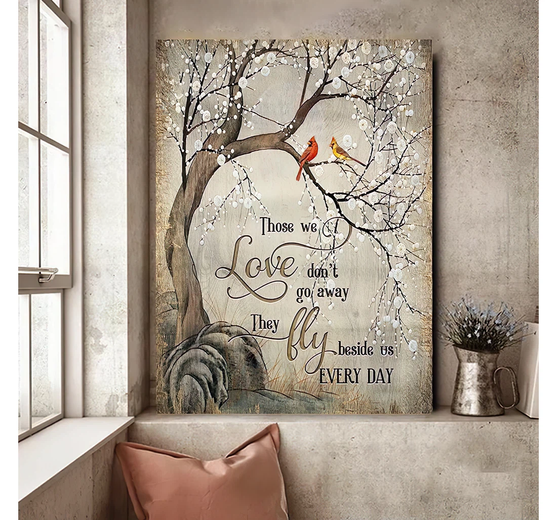 Those We Love Mother Memorial Gifts Loss Of A Mother Sympathy Gifts Memorial Throws Sympathy Printed Poster, Framed Canvas, Wall Art
