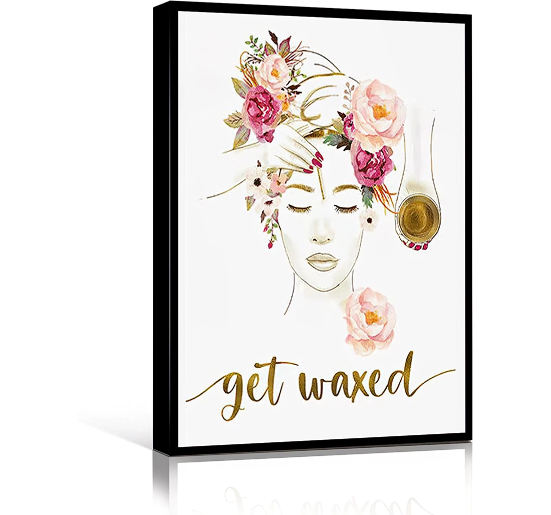 Medical Party Medical Marijuana Medical Pharmacy Salon Eybrow Specialist Spa Wax Printed Poster, Framed Canvas, Wall Art