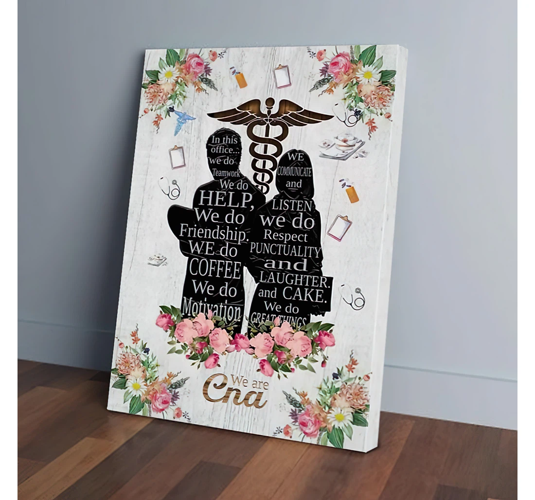 We Are Cna Love Gifts Printed Poster, Framed Canvas, Wall Art