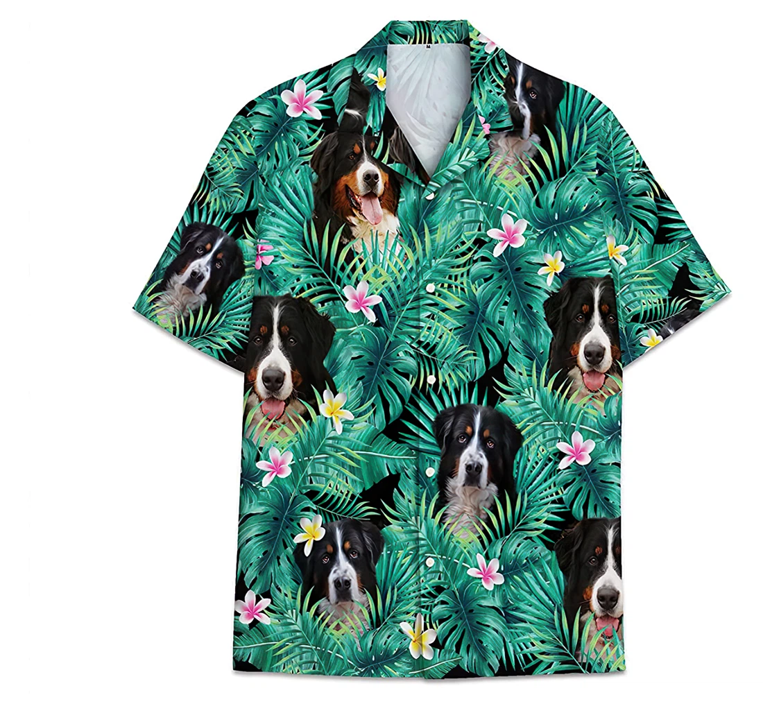 Personalized Dog Australian Shepherd Funny Beach Shirts Hawaiian Shirt, Button Up Aloha Shirt For Men, Women