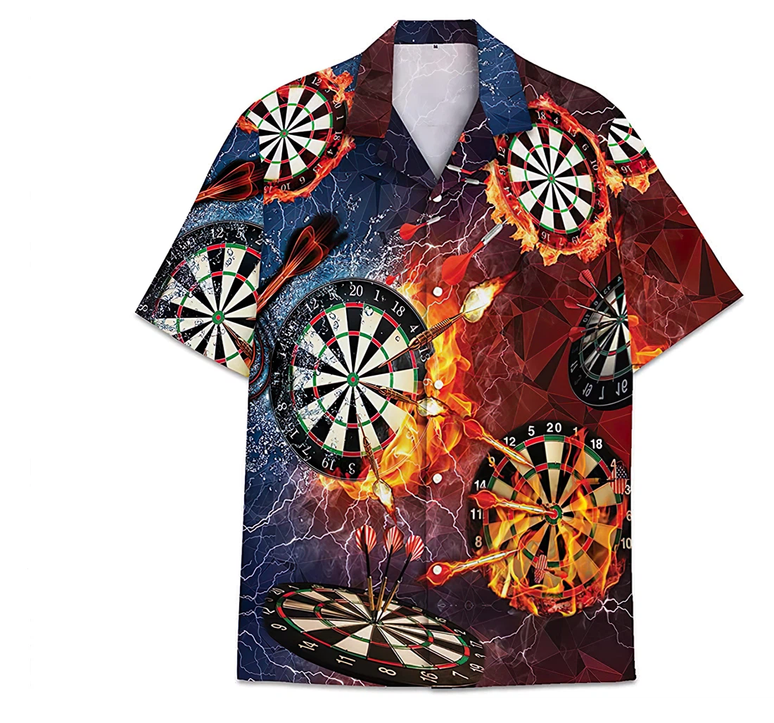 Personalized Gambling Flame Funny Beach Shirts Hawaiian Shirt, Button Up Aloha Shirt For Men, Women