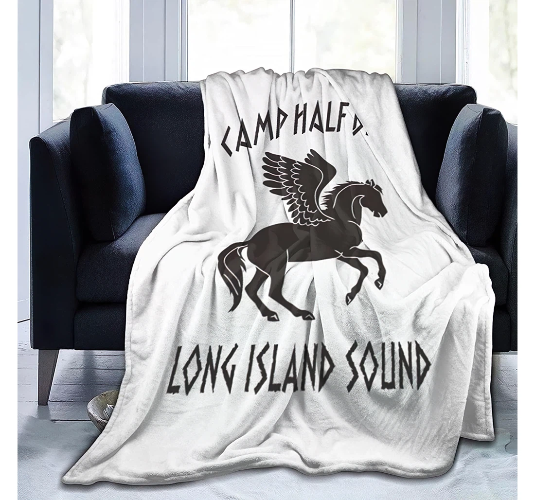 Camp Half-blood Long Island Greek 2 Travelling Camping Kids Adults Sherpa Fleece and Quilt Blanket