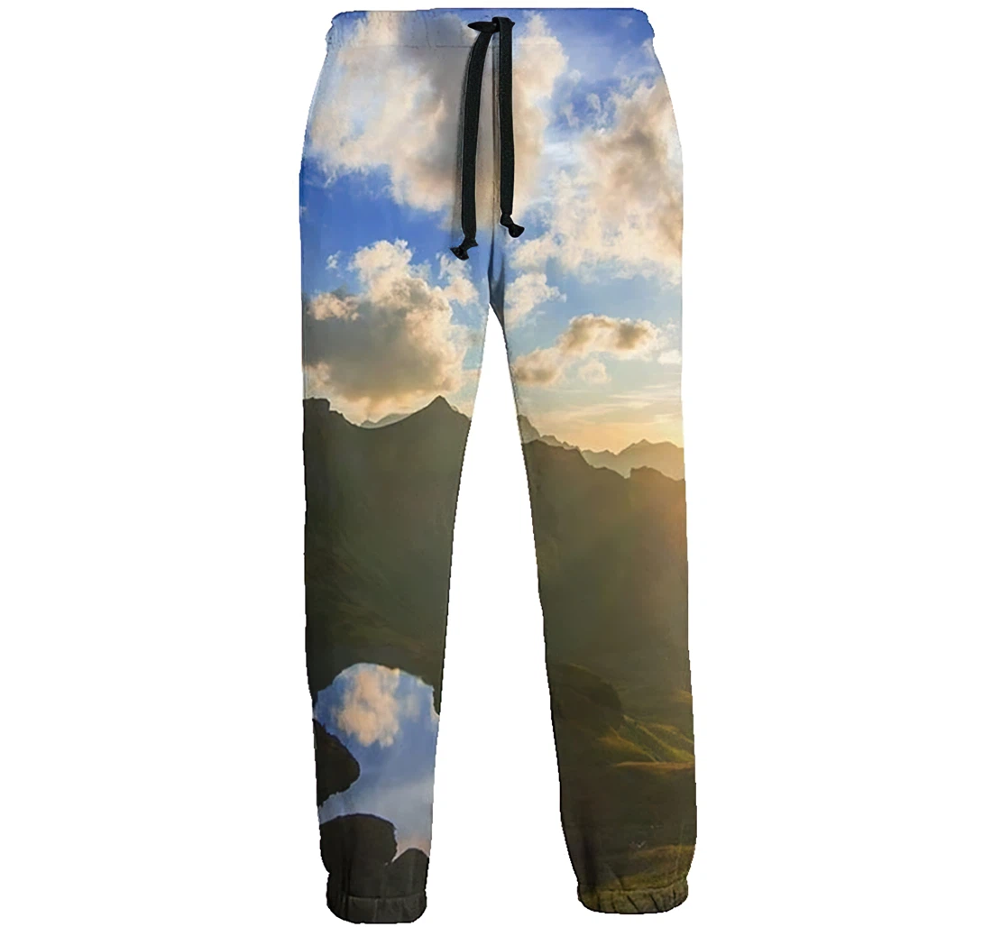 Personalized Magnificent Landscape 5 Funny Sweatpants, Joggers Pants With Drawstring For Men, Women