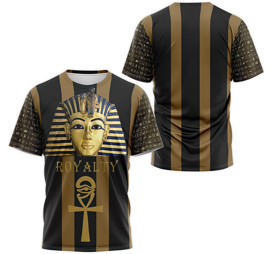 T-Shirt, Hoodie - Pharaoh Gold Mask Royalty Ancient Egyptian Symbol 3D Printed