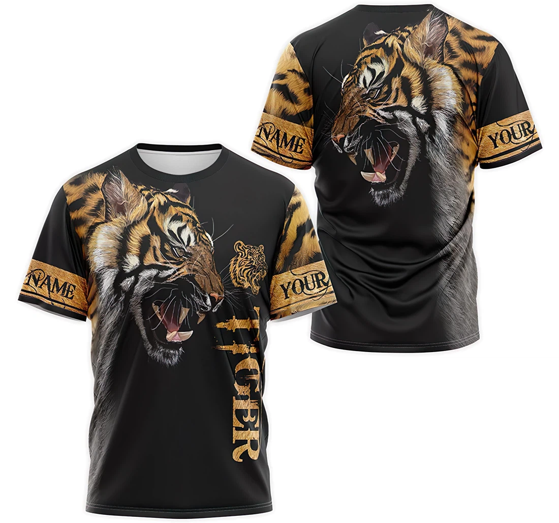 T-Shirt, Hoodie - Custom Name Bengal Tiger 3D Printed