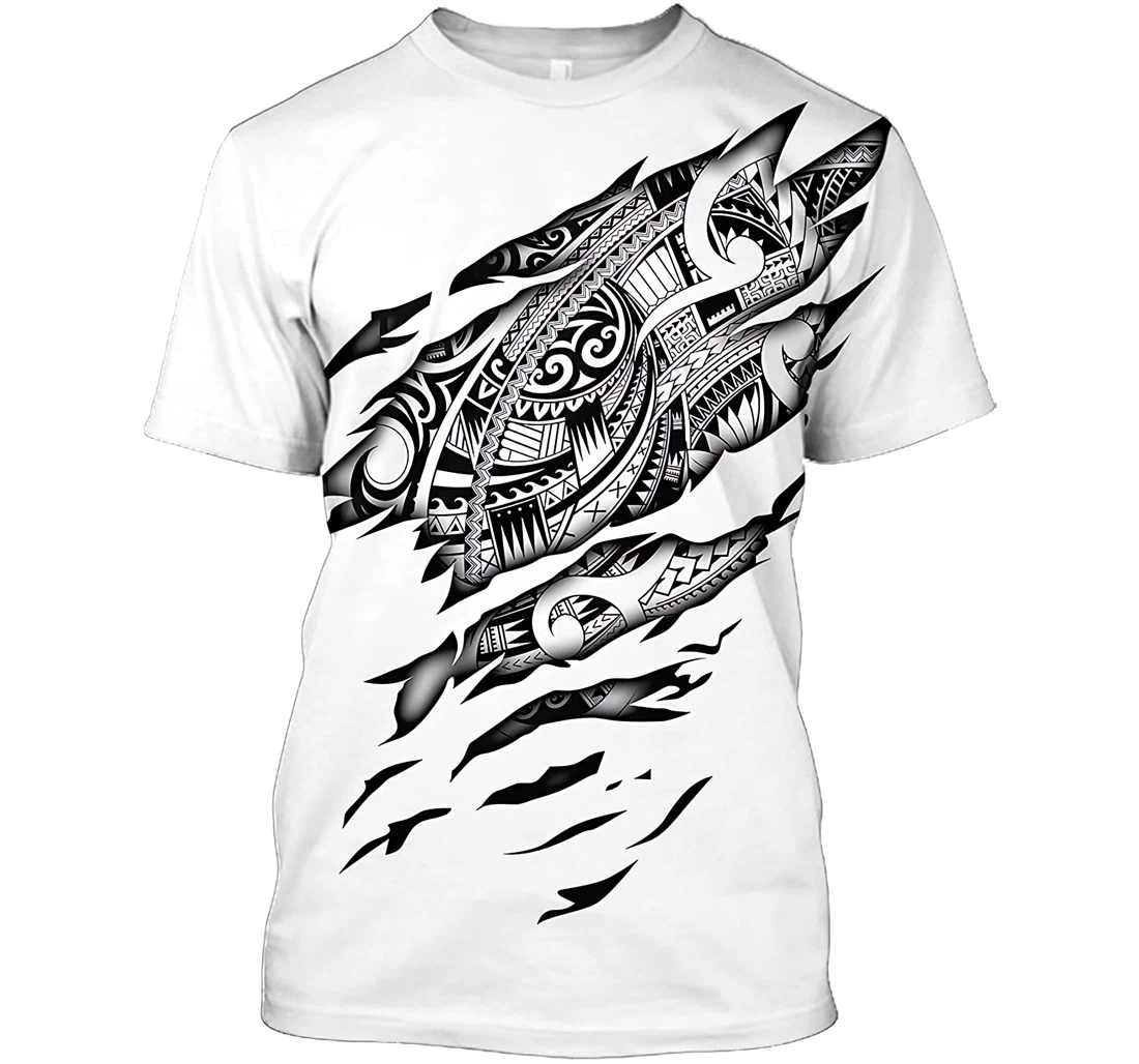 Proud To Be A Polynesian Tattoo Shirts - 3D Printed T-shirt