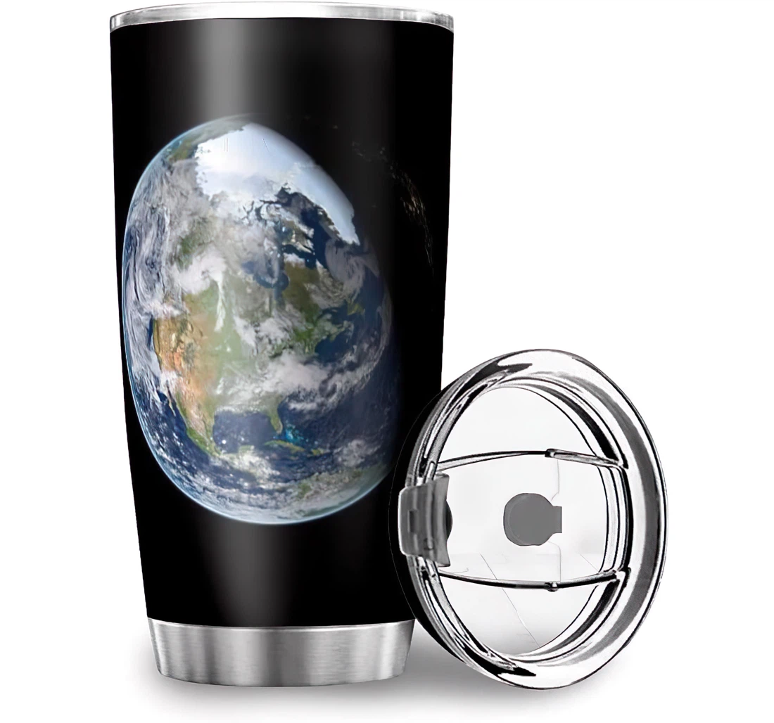 Unique Space Earth Planet Design Car Home Office Car Stainless Steel Tumbler Cup