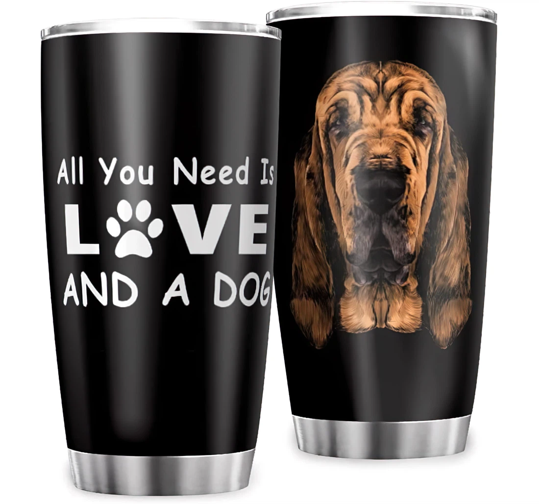 Dachshund All You Need Is Love A Dog Funny Printed Home Office School Stainless Steel Tumbler Cup