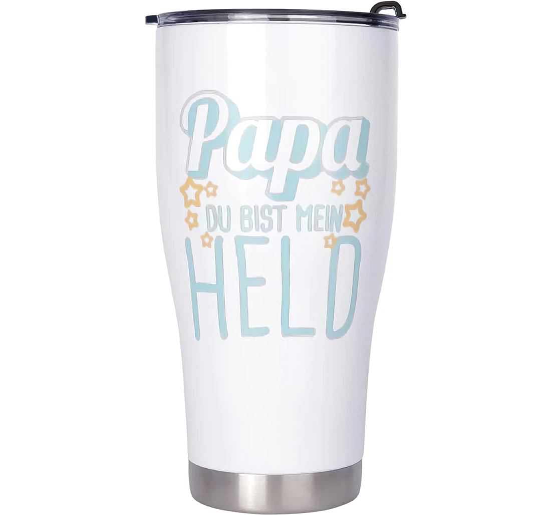 Funny Dad You Are My Hero Design Car Women Men Coworker Roommate Stainless Steel Tumbler Cup