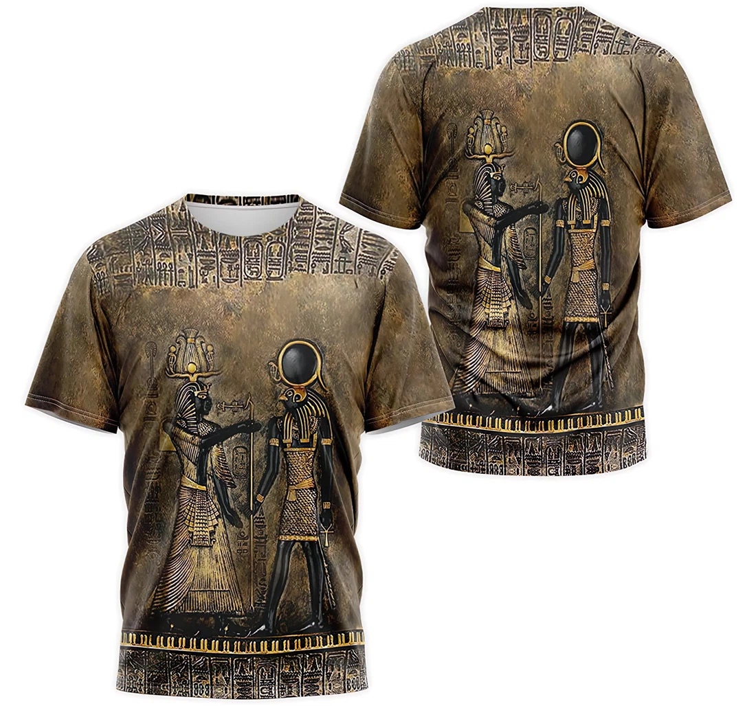 Personalized T-Shirt, Hoodie - Pharaoh Horus Ancient Egyptian Mythology Wall 3D Printed