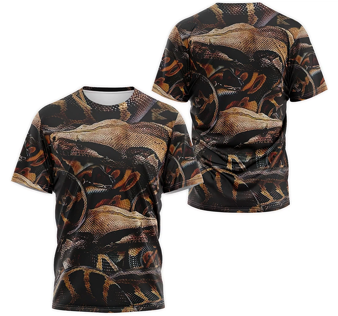 Personalized T-Shirt, Hoodie - Python Snake Seamless 3D Printed