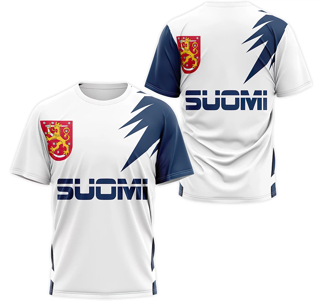 Personalized T-Shirt, Hoodie - Suomi Coat Of Arms Finland 3D Printed