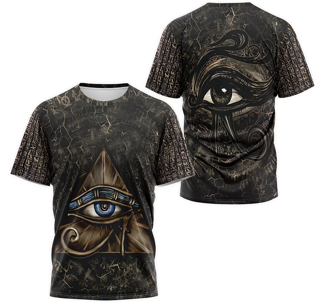 Personalized T-Shirt, Hoodie - The Eyes Of Horus In Pyramid Ancient Egypt 3D Printed