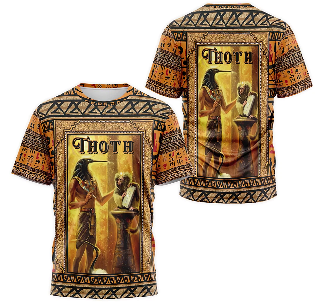 Personalized T-Shirt, Hoodie - God Egyptian Thoth Small To Big 3D Printed