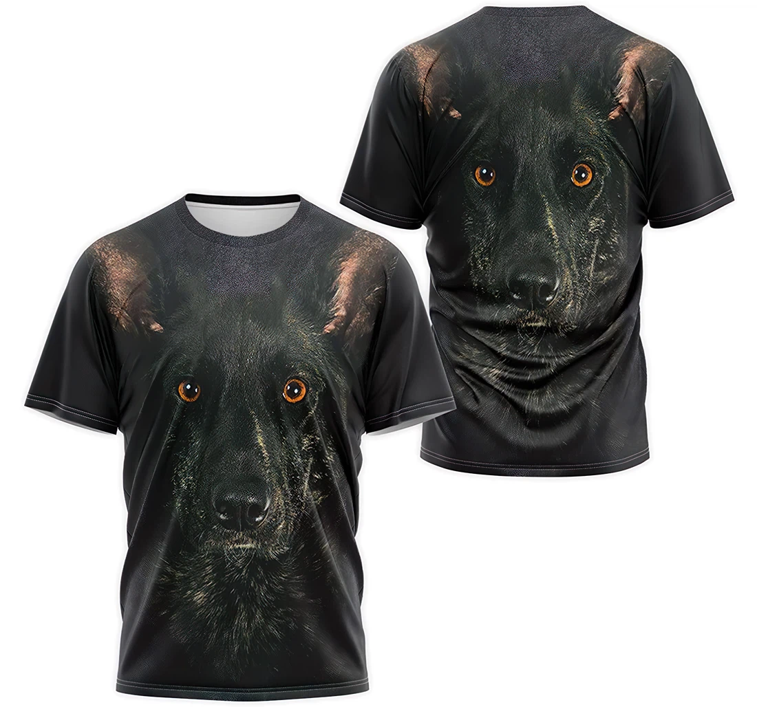 Personalized T-Shirt, Hoodie - German Shepherd Face 3D Printed