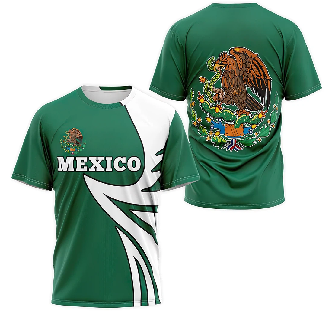 Personalized T-Shirt, Hoodie - Mexico Coat Of Arms 3D Printed