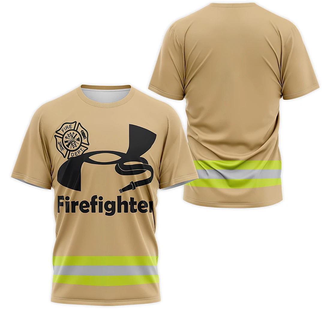 Personalized T-Shirt, Hoodie - Firefighter Water Tap Costume 3D Printed