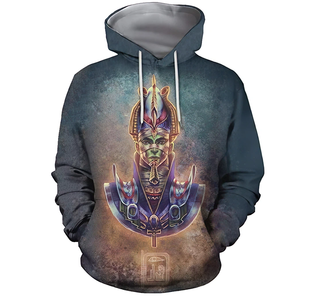 Personalized Osiris God - 3D Printed Pullover Hoodie
