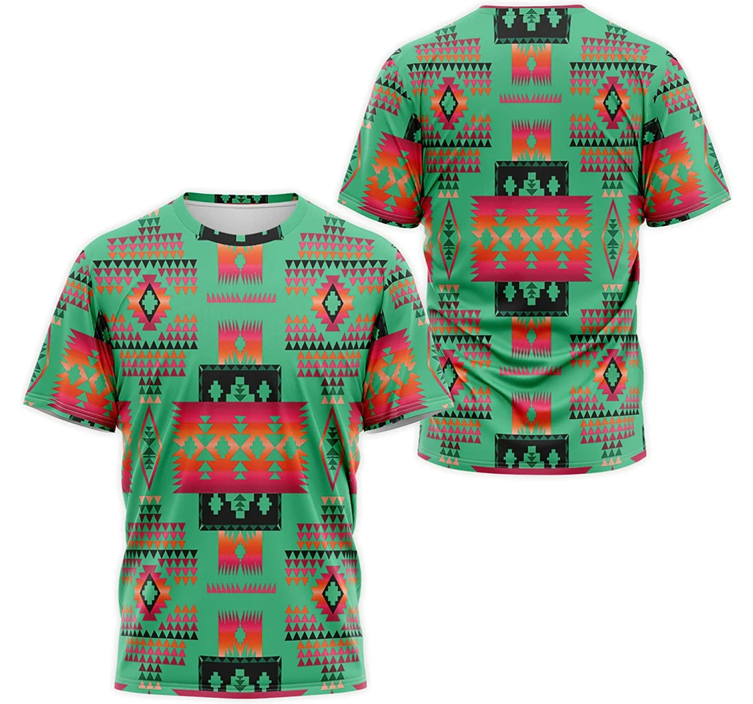 Personalized T-Shirt, Hoodie - Native American Geometric Aztec Indians Tribal Seamless Pattern 6 3D Printed